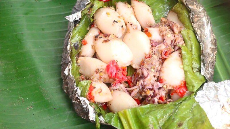 Mực nướng giấy bạc