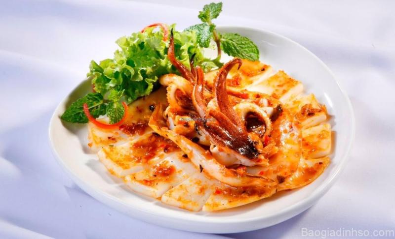 Mực tươi nướng ngũ vị