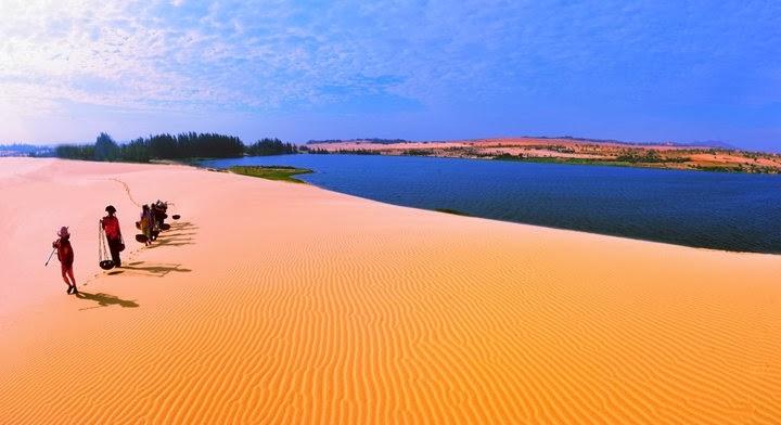 Triền cát dài ở Mũi Né