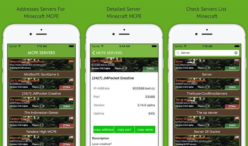 Multiplayer for Minecraft PE – Free Servers for Minecraft Pocket Editon (0,99 USD)