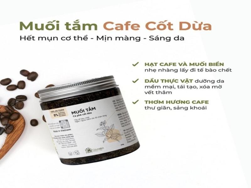 Muối tắm Body Cafe Cỏ Mềm