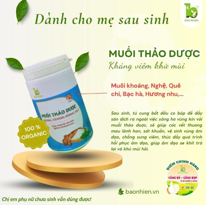 Muối xông vùng kín Bảo Nhiên