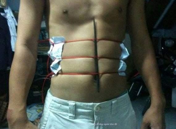 Muốn có 6 múi mà không cần tập luyện ư? Có ngay !!!