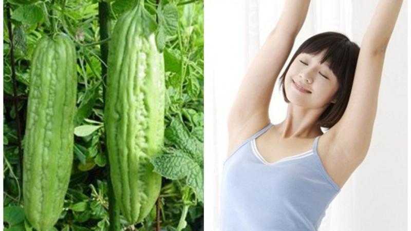 Mướp đắng trị hôi nách