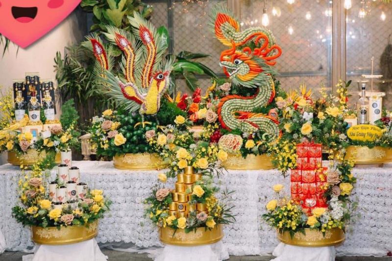 Mỹ Lệ - Mâm quả Rồng Phụng