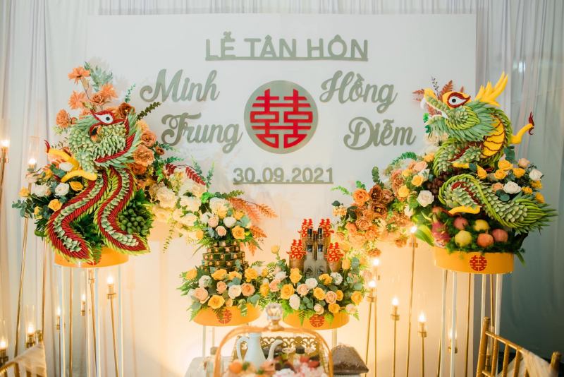 Mỹ Lệ - Mâm quả Rồng Phụng