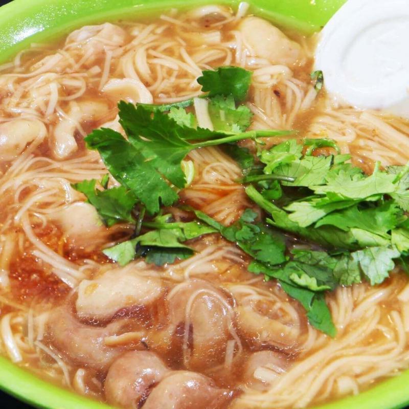 Mỳ sợi ruột heo (hàu tươi)