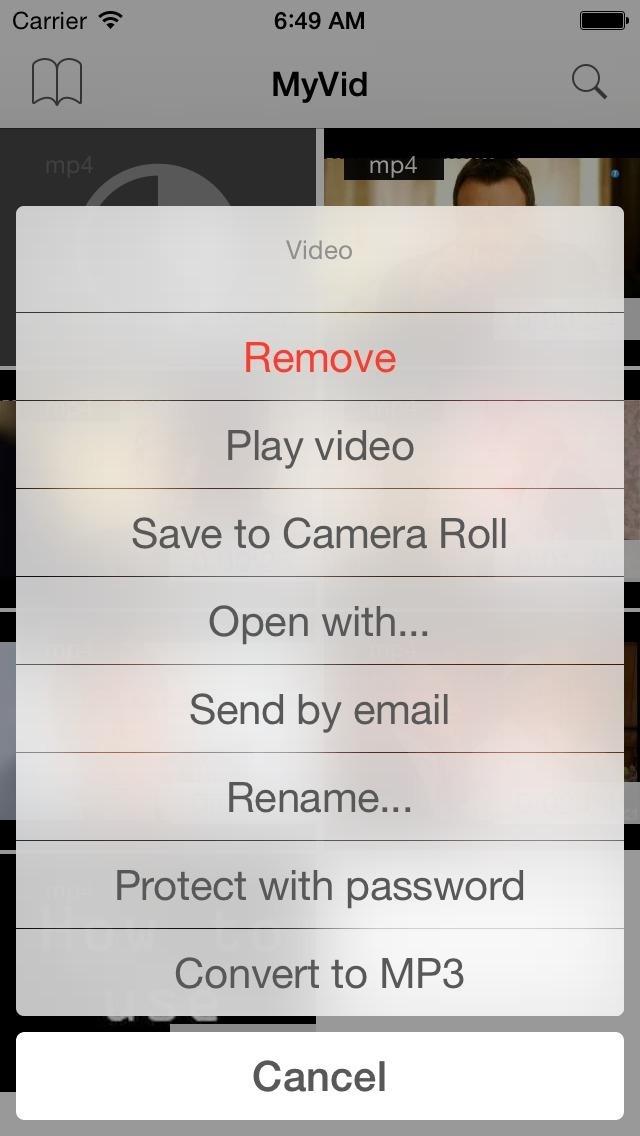 Rất nhiều tính năng có thể sử dụng ở Myvid downloader