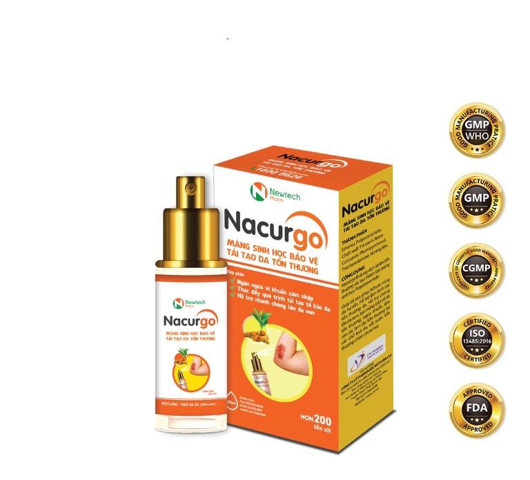 Nacurgo - Làm lành vết thương ngăn ngừa nhiễm trùng
