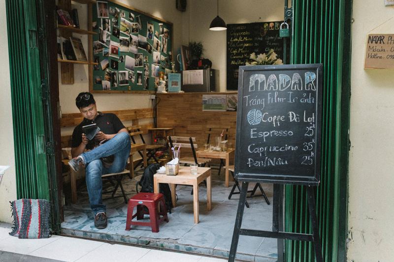 Quán có thiết kế đẹp và thông thoáng