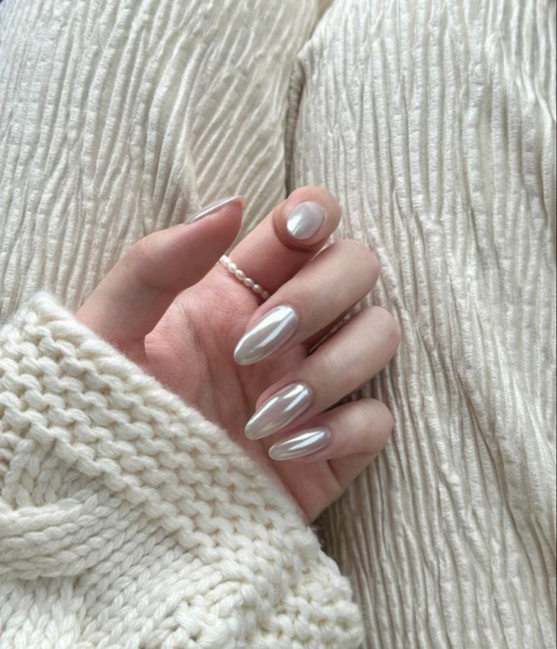 Nail tráng gương
