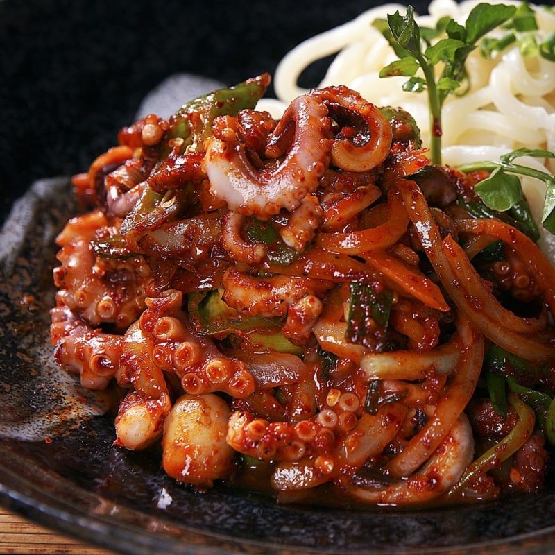 Nakji bokkeum - Bạch tuộc xào
