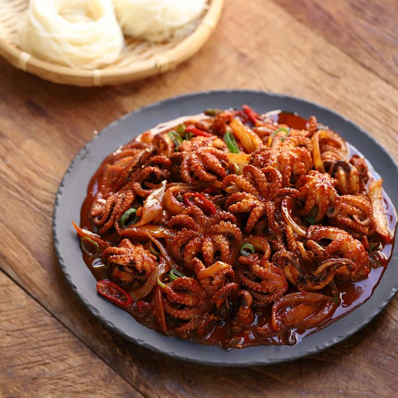 Nakji bokkeum - Bạch tuộc xào