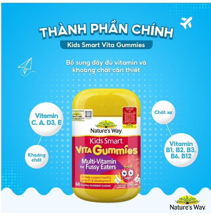 Nature's Way Kids Smart Vita Gummies Multi Vitamin for Fussy Eaters