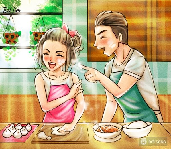 Cùng nhau nấu ăn