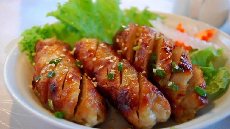 Nem chua rim ớt, tỏi