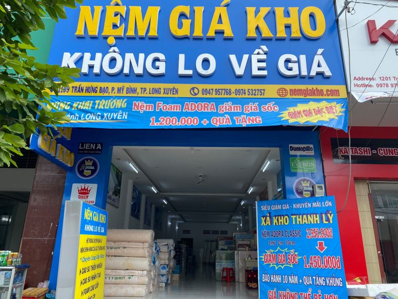 Nệm Giá Kho Long Xuyên An Giang