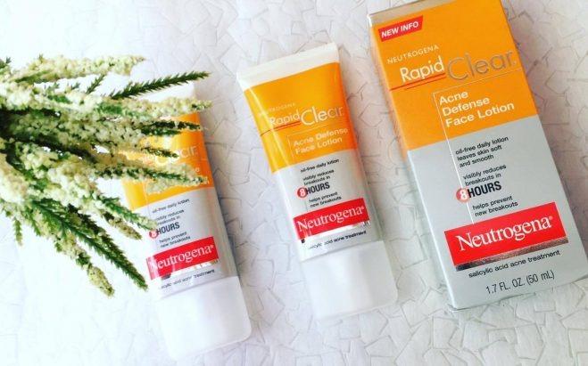 Neutrogena Rapid Clear Acne Defense Face Lotion