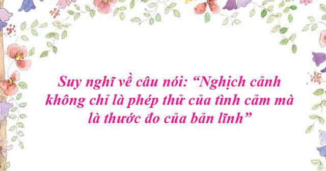 Nghị luận về 