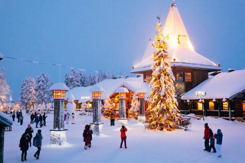 Một góc ngôi làng ông già Noel