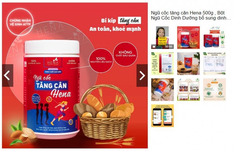 Ngũ Cốc Tăng Cân Hena
