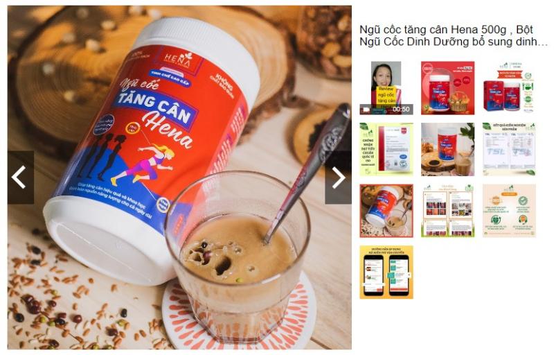 Ngũ Cốc Tăng Cân Hena