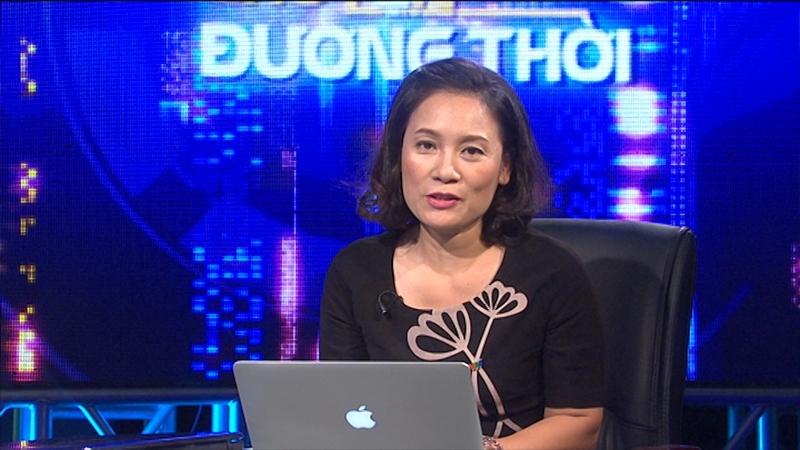MC Tạ Bích Loan trong chương trình Người đương thời