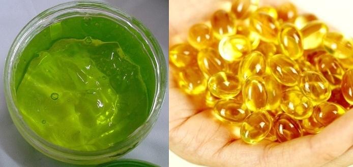 Nha đam + vitamin E