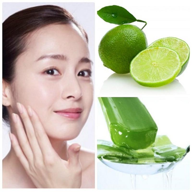 Nha đam với nước cốt chanh