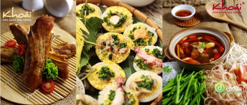 Những món ăn hấp dẫn ở Khoái
