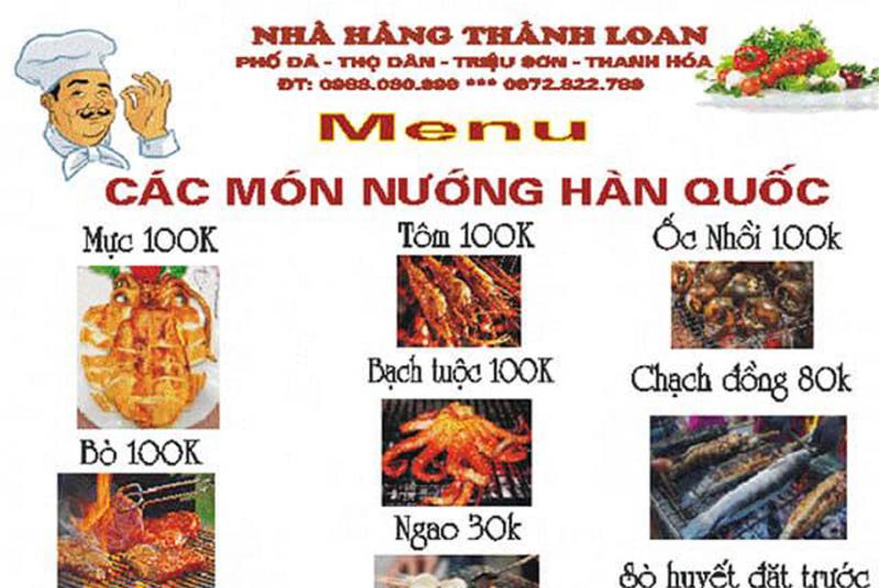 Nhà Hàng Thành Loan Phố Đà