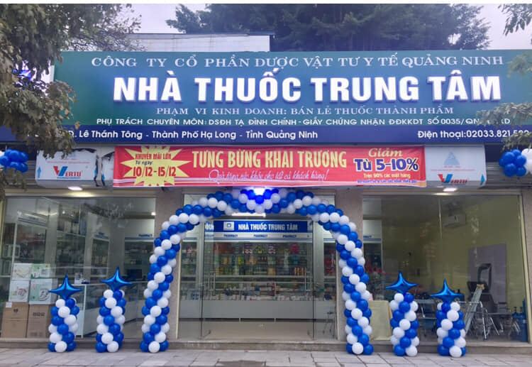 Nhà thuốc trung tâm (Công ty Cổ phần Dược VTYT Quảng Ninh)