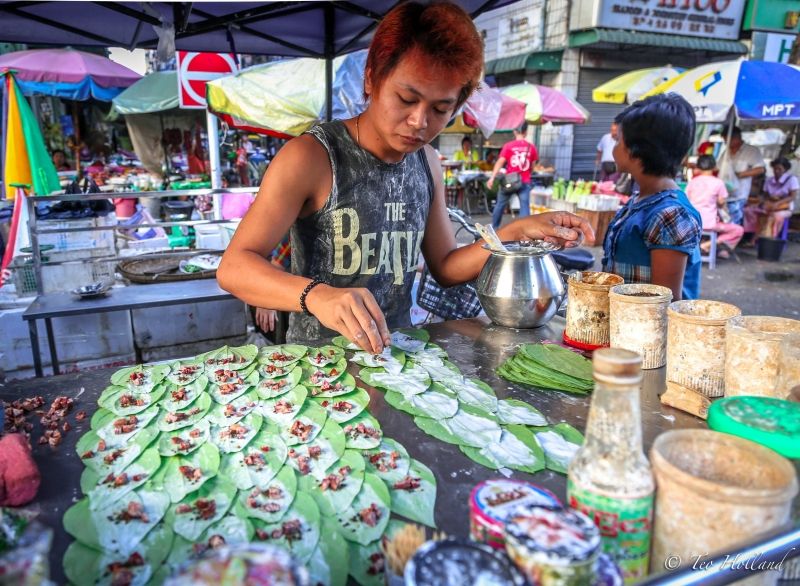 Tục ăn trầu của người Myanmar