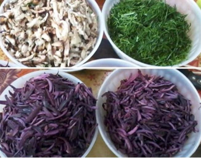 Nguyên liệu món nham Thái Nguyên