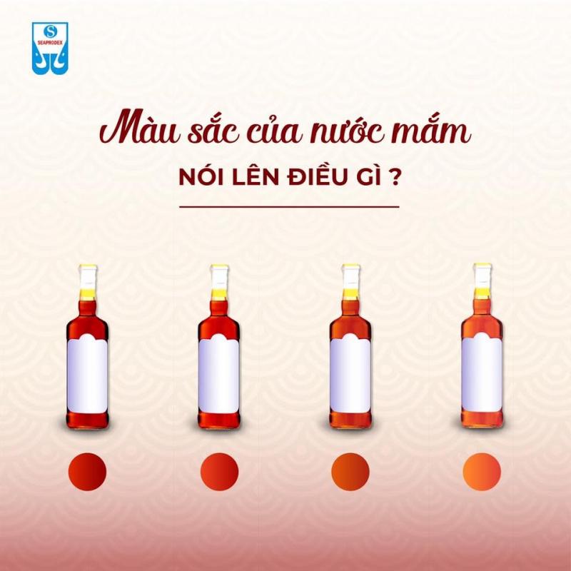 Nhận biết nước mắm ngon thông qua quan sát màu sắc