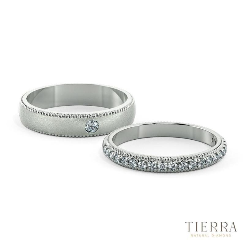 Nhẫn cưới kim cương Eternity tinh tế, thanh lịch