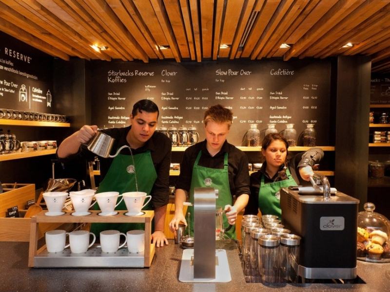 Nhân viên Starbucks