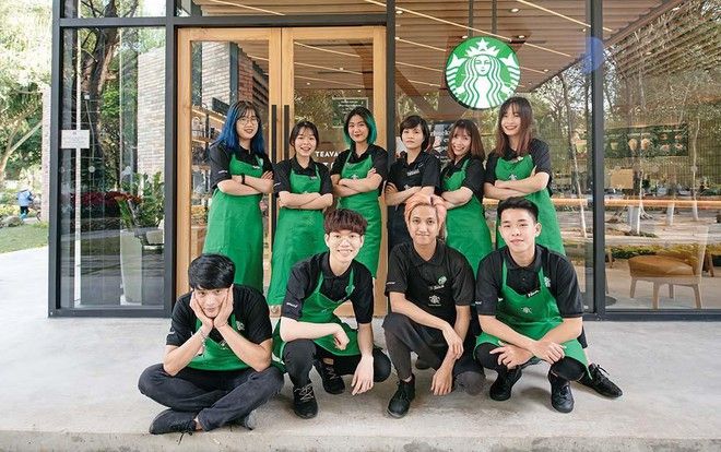 Nhân viên Starbucks