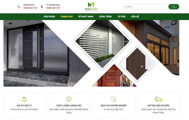 Cửa thép vân gỗ Nhật Minh Door
