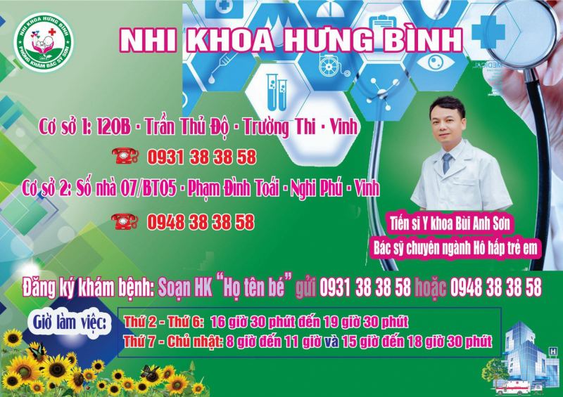 Nhi khoa Hưng Bình - Phòng khám BS Sơn