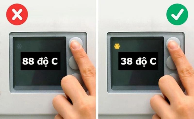 Nhiệt độ nước quá cao
