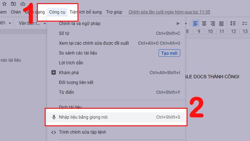 Những tính năng nổi bật của Google Docs