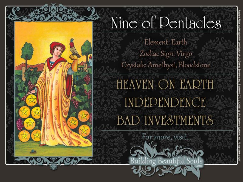 Nine of Pentacles