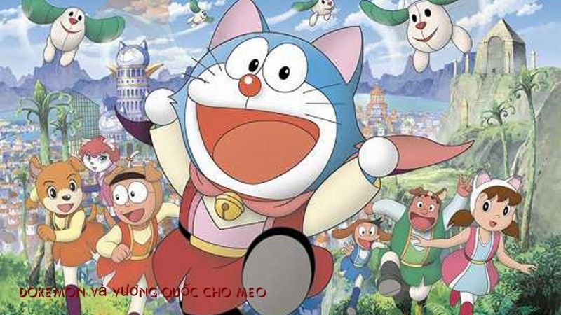 Nobita ở vương quốc chó mèo.