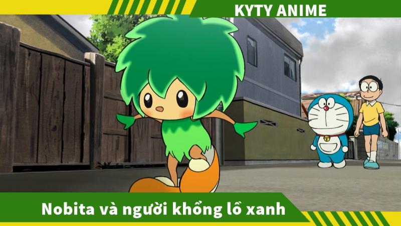 Xem phim Nobita và người khổng lồ xanh.