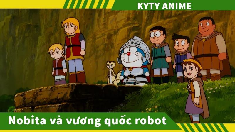 Xem phim Nobita và vương quốc robot.