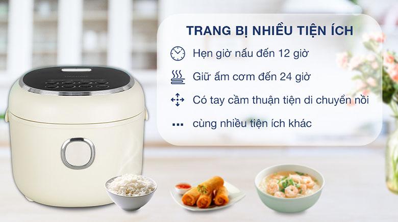 Nồi cơm điện Lock&Lock 0.8L - EJR716IVY