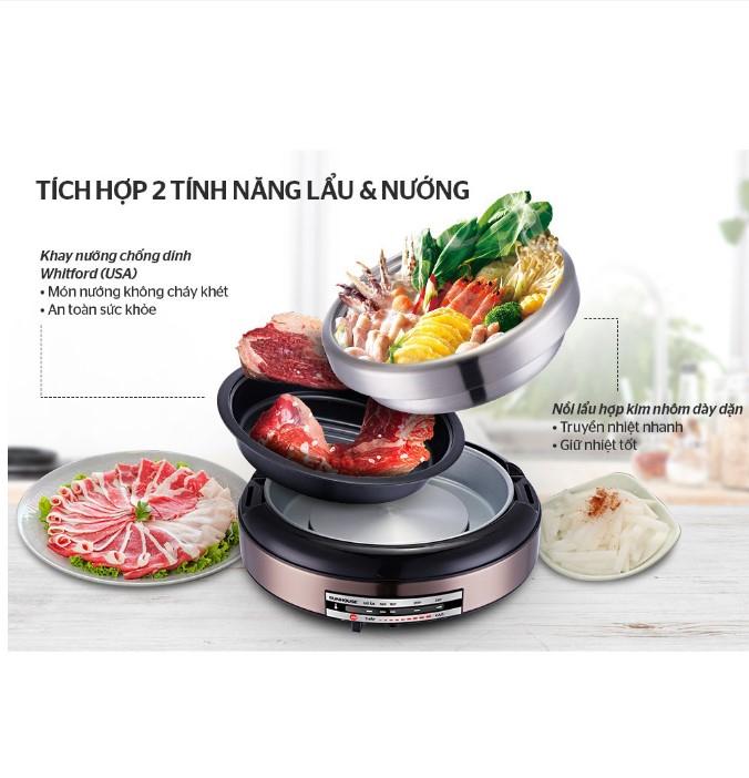 Nồi lẩu điện Sunhouse SHD4526 4 lít