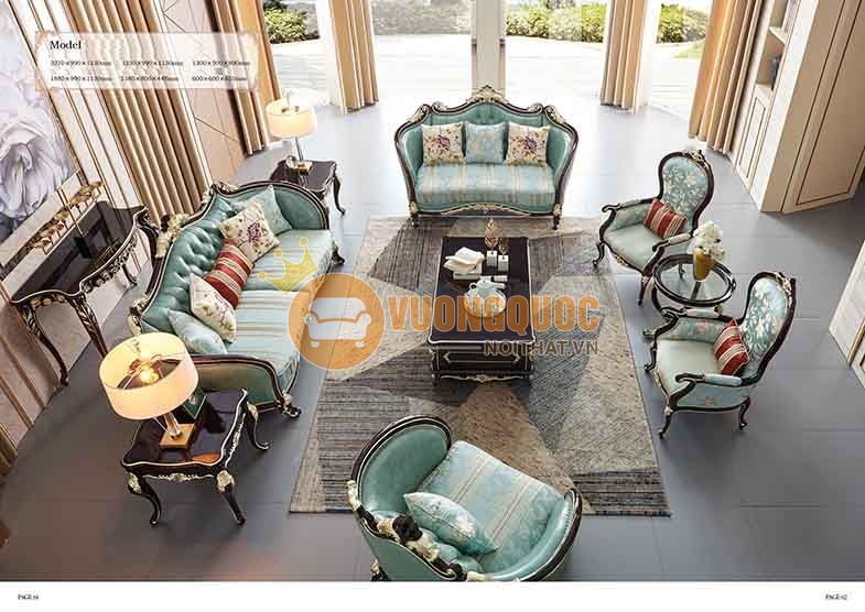 Phong cách tân cổ điển cho phòng khách.
