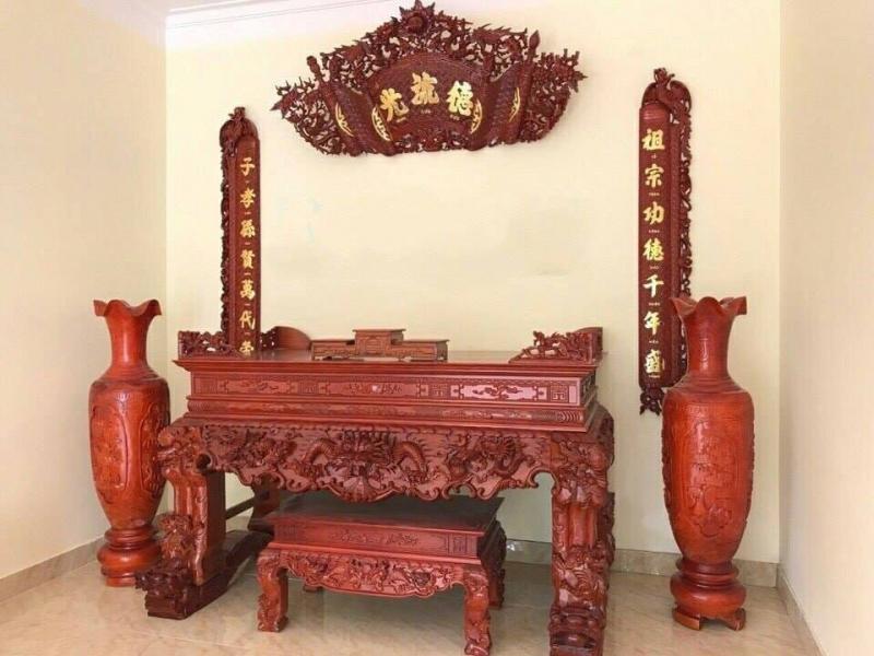 Sập thờ gỗ Gụ